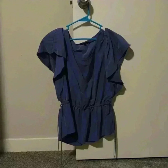 Express Blouse w/ Ruffles - Picture 1 of 2
